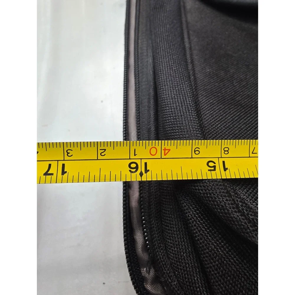 Targus Black Nylon Laptop Briefcase Messenger Bag 16 Inch Work Travel Case B3‎